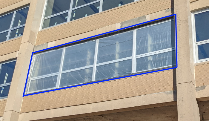 ASTM E783 test - evaluation of air infiltration and exfiltration