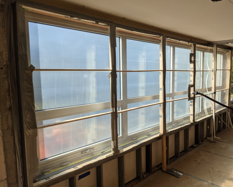 ASTM E783 test - evaluation of air infiltration and exfiltration